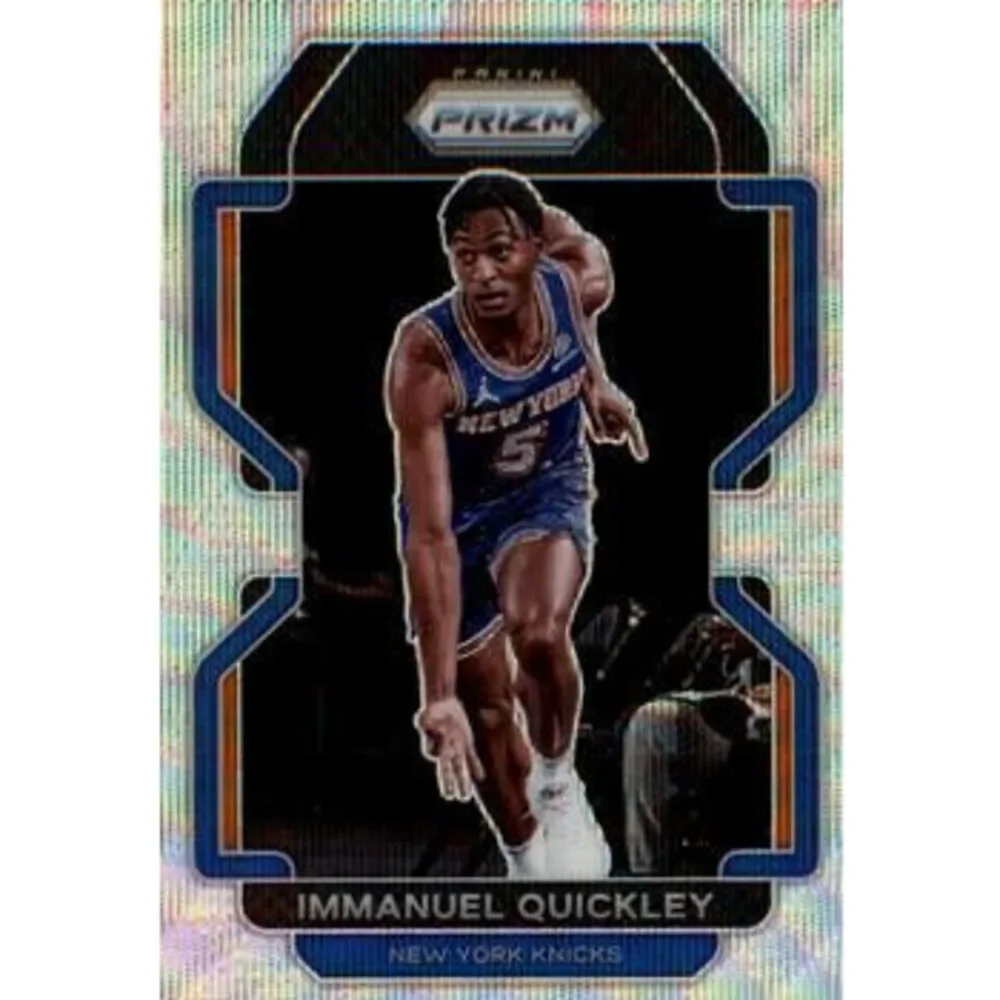 2021-22 Panini Silver Prizm Immanuel Quickley 129 New York Knicks